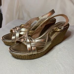 *SOLD Corso Como Eugenia Slingback Sandal Platinum